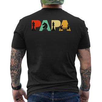 De Papá Ajedrez Regalo Divertido De Papá Para El D Camiseta Hombre Estampado Espalda - Regaloses