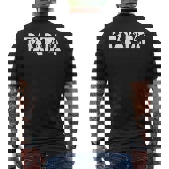 De Papá Policía Regalo Divertido De Papá Policía Camiseta Hombre Estampado Espalda - Regaloses