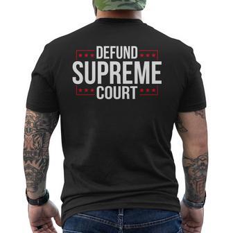 Defundupreme Court 政治的声明 長袖tシャツ メンズTシャツ バックプリント - Kawaiitshirt