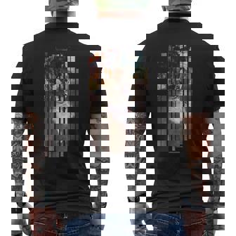 Degas 有名なバレリーナ絵画 モダンな外観 縦縞 メンズTシャツ バックプリント - Kawaiitshirt