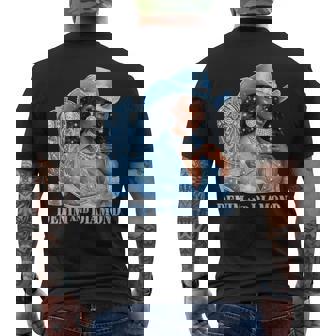 Denim And Diamonds Western Cowgirl Country Rodeo Men's T-shirt Back Print | Mazezy