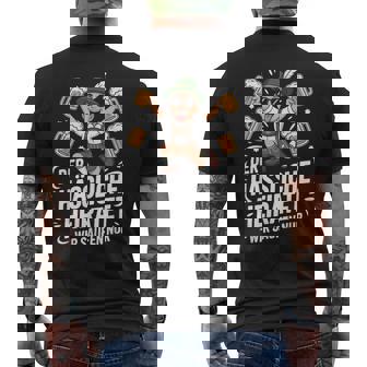 Der Hässliche Heiratet Wiraufen Nur Jga T-Shirt mit Rückendruck - Geschenkecke