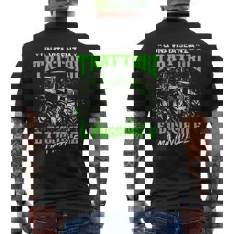 Detti Agricoltore Contadino Trattore T-shirt da uomo con stampa posteriore - Novitaregali