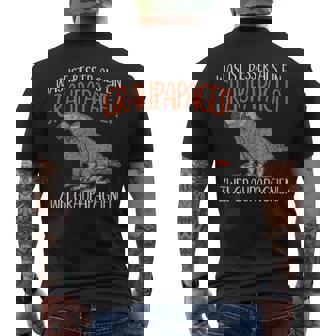 Deux Oiseaux Gris Du Gabon Quel Meilleur Qu'un Oiseau Gris Du Gabon T-shirt imprimé au dos - Cadeauxyz