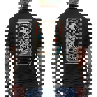 The Developer Tarot Card Programmer Software Engineer Coding Tank Top Men's Back Print T-Shirt | Mazezy