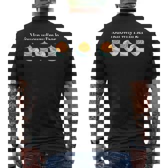 Deviled Eggs You Know Why Im Here Thanksgiving Men's T-shirt Back Print - Monsterry