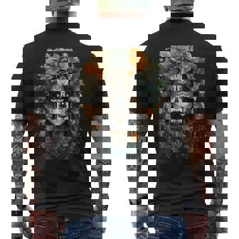 Día De Los Muertos I Calavera De Azúcar I Dia De Los Muertos Camiseta Hombre Estampado Espalda - Regaloses