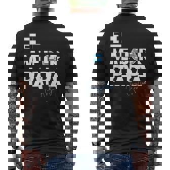Día Del Padre Regalo Para El Día Del Padre El Mejor Papá Argentino Camiseta Hombre Estampado Espalda - Regaloses