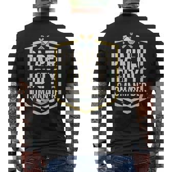 Diaper Duty Commander New Expecting Dad Hospital Tank Top Men's Back Print T-Shirt | Mazezy