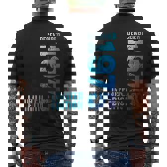 Diciembre 1975 Año 1975 Retro 1975Intage 1975 Edición Camiseta Hombre Estampado Espalda - Regaloses