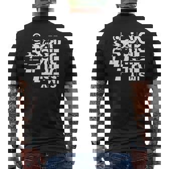 Is My Dirt Bike OK Upside Down Motorcycle Biker Retro Men's Back Print T-Shirt - Monsterry