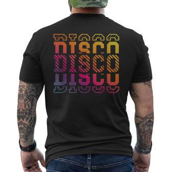 Disco Party Retro 80S 90S T-Shirt mit Rückendruck - Geschenkecke