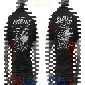 Diseño Divertido Gallina Graciosa Humor En Español Camiseta Hombre Estampado Espalda - Regaloses