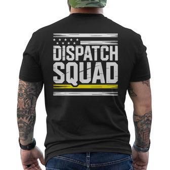 Dispatch Team First Responder Call Taker Proud Dispatcher Men's T-shirt Back Print - Thegiftio UK