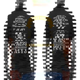 Divertente 77 Anni Compleanno 1945 Uomo Donna Regalo T-shirt da uomo con stampa posteriore - Novitaregali