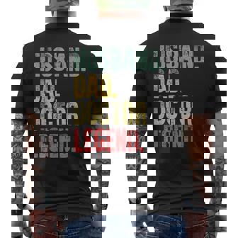 Divertente Camiciaintage Marito Papà Medico Leggenda Retrò T-shirt da uomo con stampa posteriore - Novitaregali