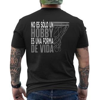 Divertido Baloncesto No Esólo Un Hobby Basketball Camiseta Hombre Estampado Espalda - Regaloses