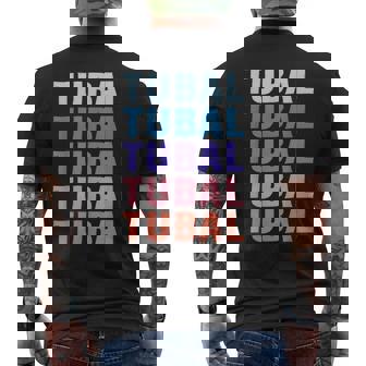 Divertido Regalo Nombre Tubal Personalizado Primer Nombre Camiseta Hombre Estampado Espalda - Regaloses