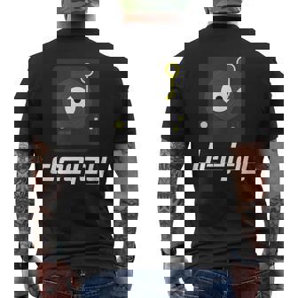 Dj Deejay Discjockey Turntable Licuadora Mesa De Mezclasinilo Camiseta Hombre Estampado Espalda - Regaloses