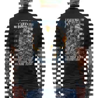 My Doctor Said I'm Morbidly A Beast Cool Werewolf Meme Men's T-shirt Back Print - Monsterry