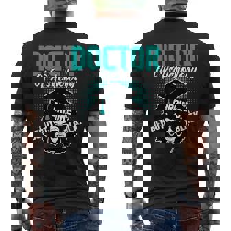 Doctor Of Psychology Beauty Brains Psychologist Grad Men's Back Print T-Shirt | Mazezy