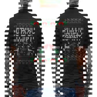 But Did You Document It Office Christmas Ugly Sweater Men's Back Print T-Shirt - Monsterry