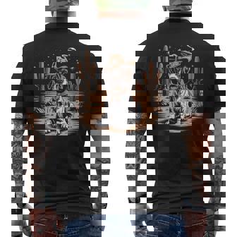 Dog Enthusiast Puppy Pet Lover German Wirehaired Pointer Men's Back Print T-Shirt | Mazezy