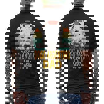 Dogo Argentino Dog Dad Retro Vintage My Dogs Are My Cardio Tank Top Men's Back Print T-Shirt | Mazezy