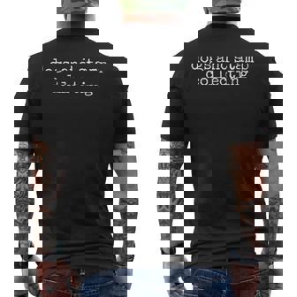 Dogs And Stamp Collecting Lover Dog Owner Men's Back Print T-Shirt | Mazezy