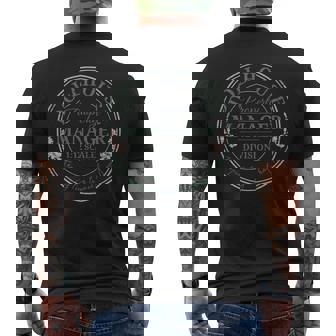 Dollhouse Property Manager 1 Men's Back Print T-Shirt | Mazezy