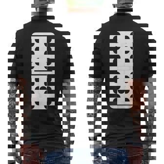 Domino 6 And 7 Matching 67 Domino Lovers Costumes 6-7 Men's T-shirt Back Print - Seseable