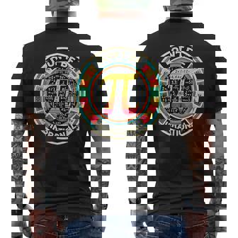Don't Be Irrational レトロ ヴィンテージ シンボル Pi Day 算数教師 メンズTシャツ バックプリント - Kawaiitshirt