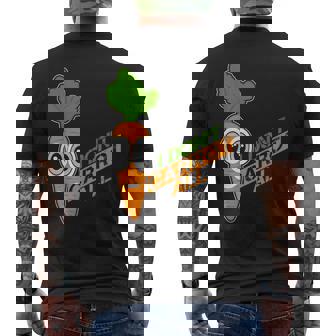 I Don't Carrot All Vegan Puns Vegetarian Farmers Men's Back Print T-Shirt | Mazezy