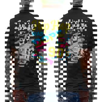 Dope Like 90’s Hip Hop – Retro Old-School Rap Vibes Men's Back Print T-Shirt | Mazezy