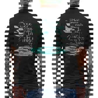 Dragonflies Suicide Awareness Men's Back Print T-Shirt | Mazezy