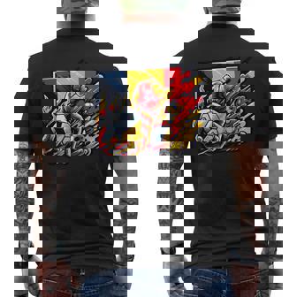 Drapeau Belge Rétrointage Patriotique Belge Fan De La Belgique T-shirt imprimé au dos - Cadeauxyz