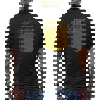 Dreamworks Dragons Toothless Leather Faux Pocket メンズTシャツ バックプリント - Kawaiitshirt