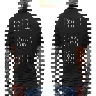 Drill Baby Drill Oilupporters Trump 2024 Campaign メンズTシャツ バックプリント - Kawaiitshirt