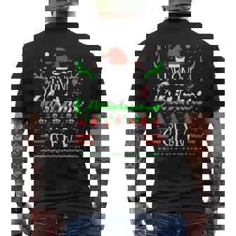 Drone Christmas Crew Matching X-Mas Remote Pilot Men's Back Print T-Shirt | Mazezy