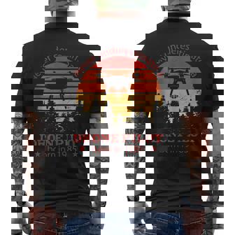 Drones-Pilot Born 1985 Birthday Vintage Quadrocopter Drones Tank Top Men's Back Print T-Shirt | Mazezy