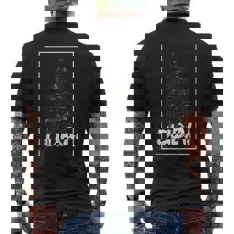 Dubai United Arab Emirates Tank Top Men's Back Print T-Shirt | Mazezy