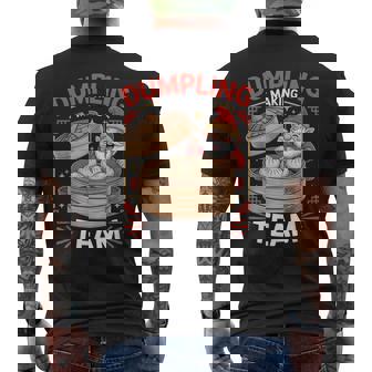 Dumpling Making Team For China Heritage Holidays Men's Back Print T-Shirt | Mazezy