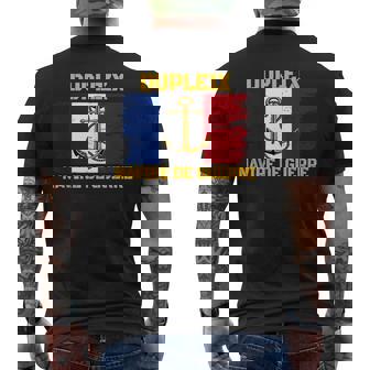 Dupleix D641 Frégate Papa Grand-Pèreétérans T-shirt imprimé au dos - Cadeauxyz