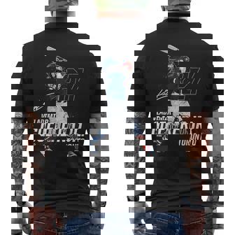 Dynamic Poseladimir Guerrero Jr Toronto Baseball Mlbpa メンズTシャツ バックプリント - Kawaiitshirt