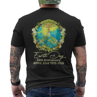 Earth Day 2026 56Th Anniversary Earth Day Men's T-shirt Back Print - Monsterry