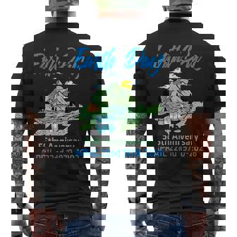 Earth Day 2026 56Th Anniversary Earth Day Turtle Men's T-shirt Back Print - Monsterry