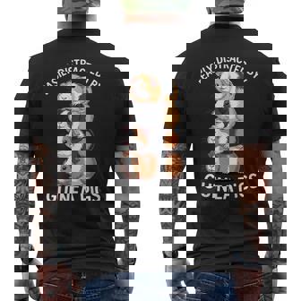 Easily Distracted By Guinea Pigs Animal Lovers Casual Wear Men's Back Print T-Shirt | Mazezy