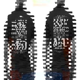 Easy Distracted By Mead 長袖tシャツ メンズTシャツ バックプリント - Kawaiitshirt