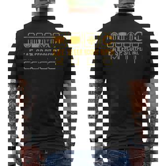 EAT Sleep Scout Repeat Outdoors Camping Fun Men's Back Print T-Shirt | Mazezy