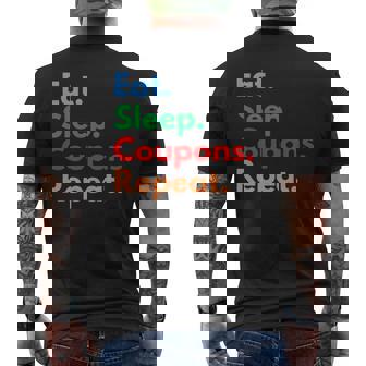 Eatleep クーポンリピート クーポンコレクター&クーポン愛好家 長袖tシャツ メンズTシャツ バックプリント - Kawaiitshirt